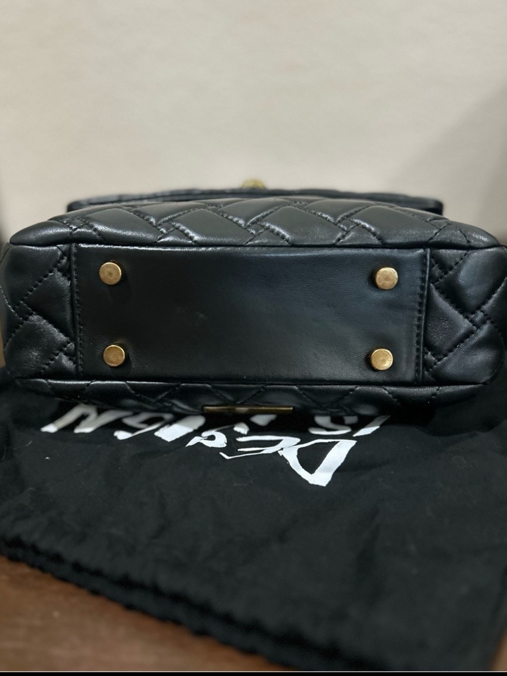 Kurt Geiger London Black Leather Kensington Top Handle Crossbody Handbag - Picture 9 of 14